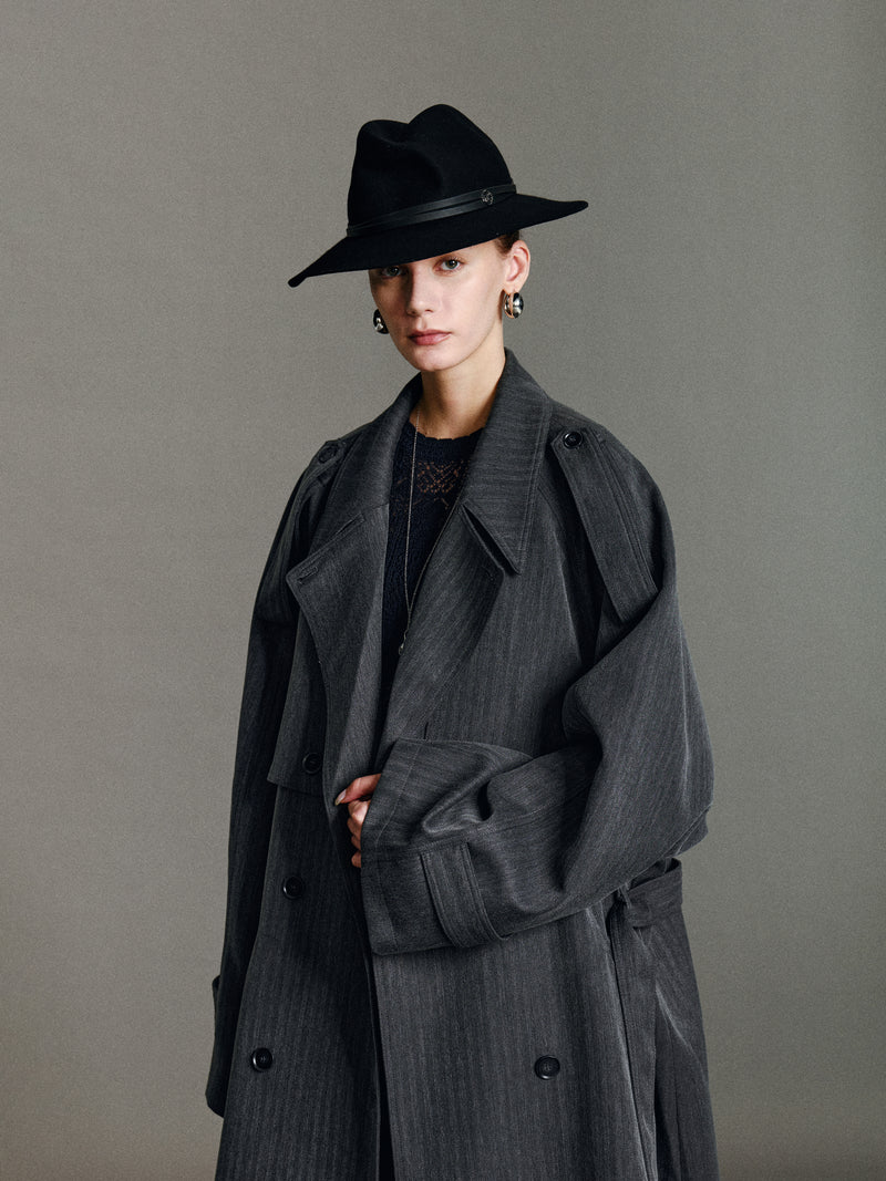 Rhea Longline Trench Coat