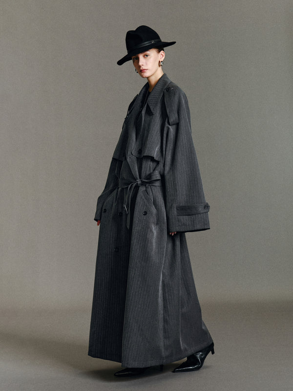 Rhea Longline Trench Coat