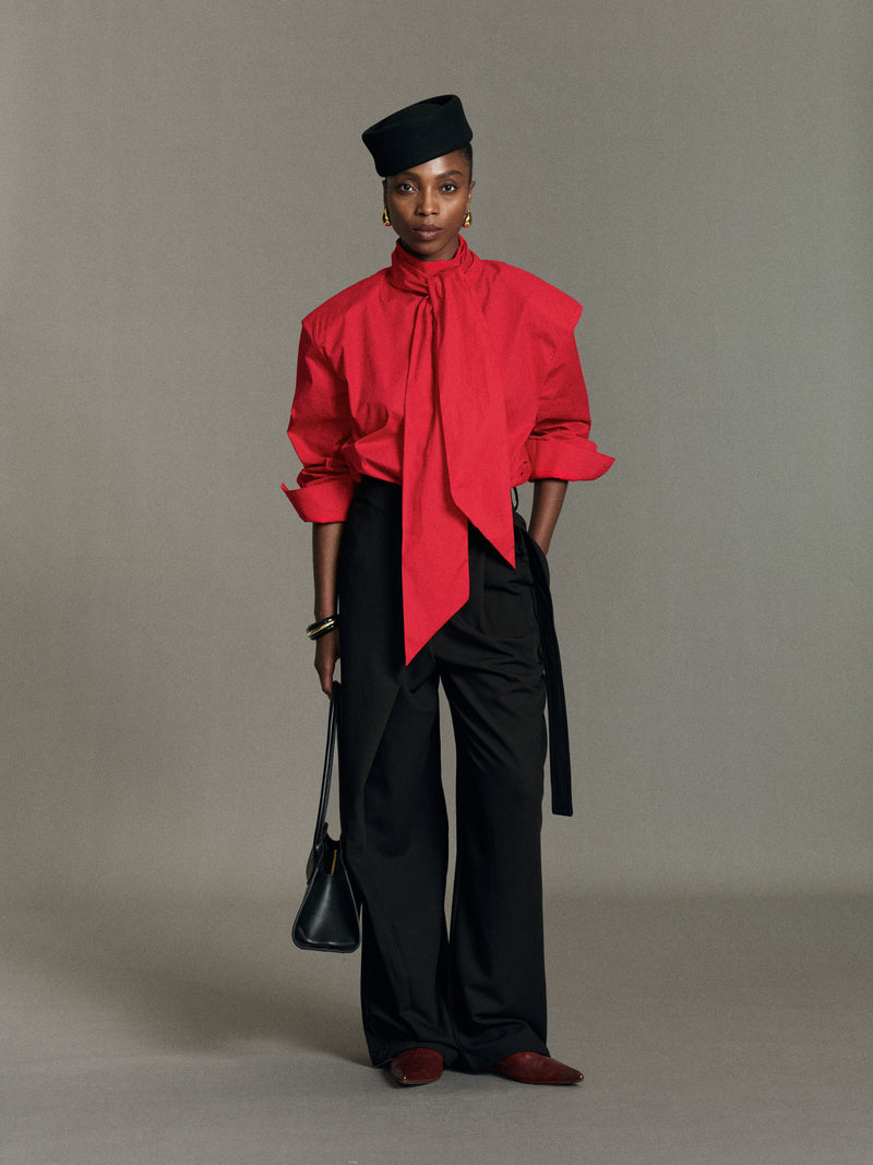 Sera Tie-Neck Blouse