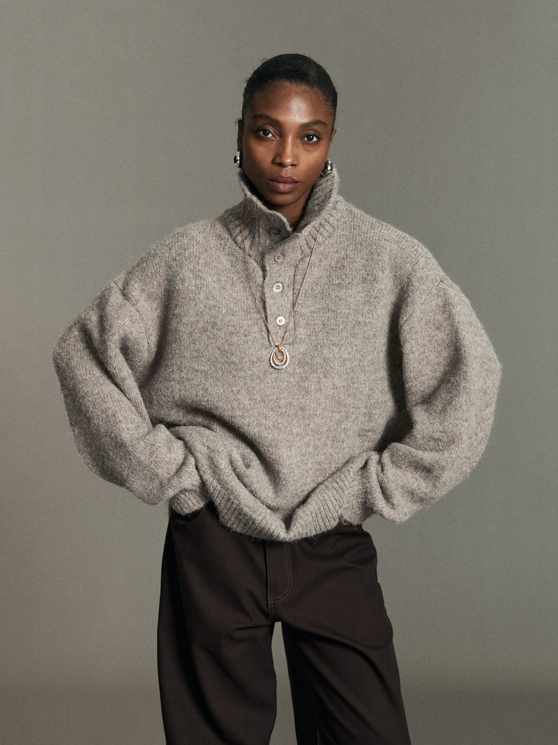 Oona High-Neck Sweater