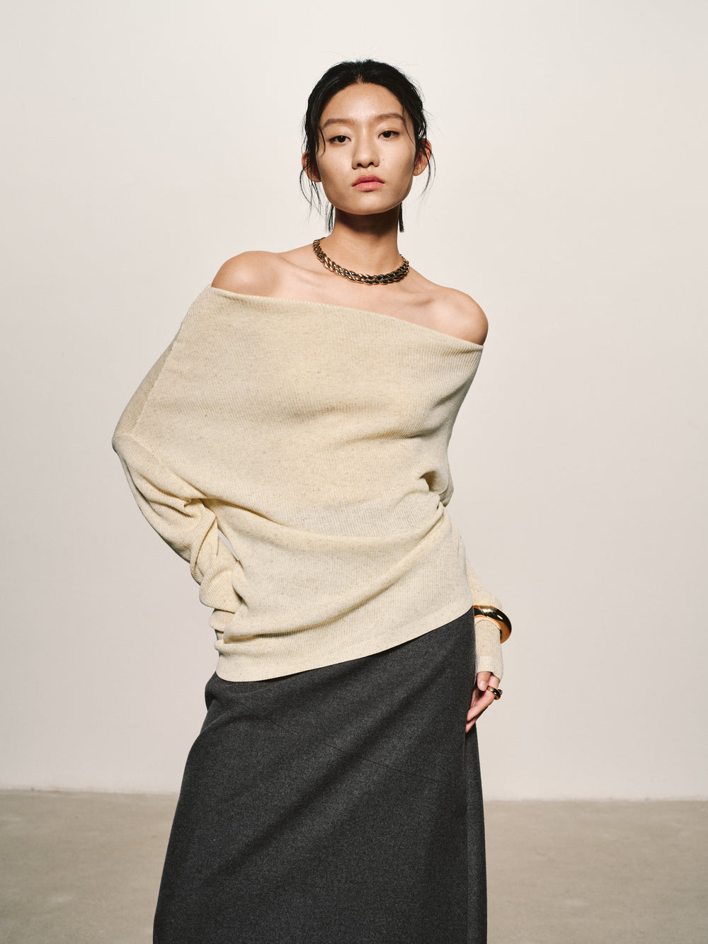 Drift Off-Shoulder Knit