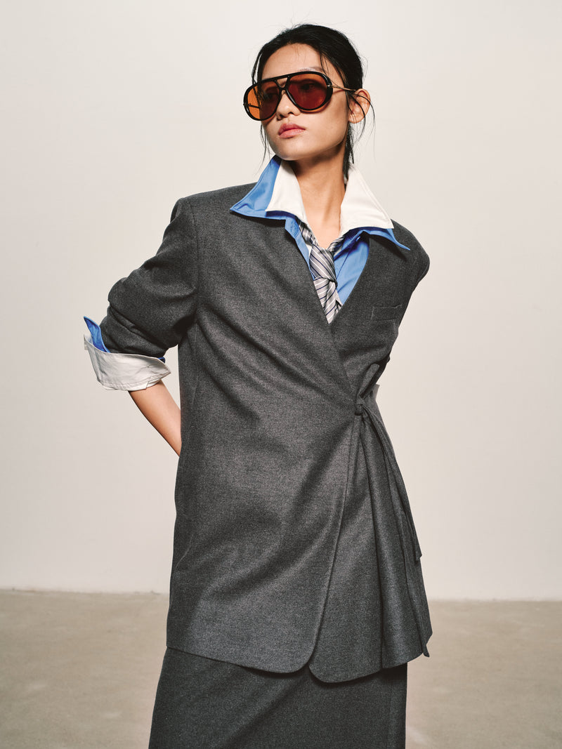 Noble Cashmere-Blend Wrap