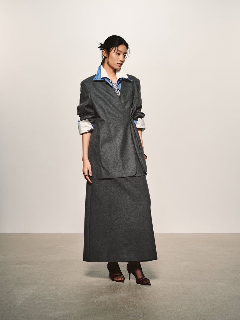 Noble Cashmere-Blend Maxi