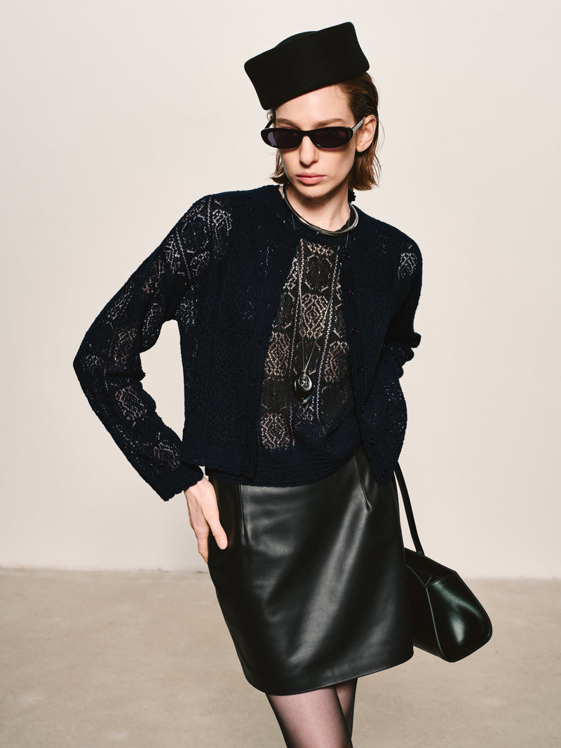 Fable Cardigan Pointelle
