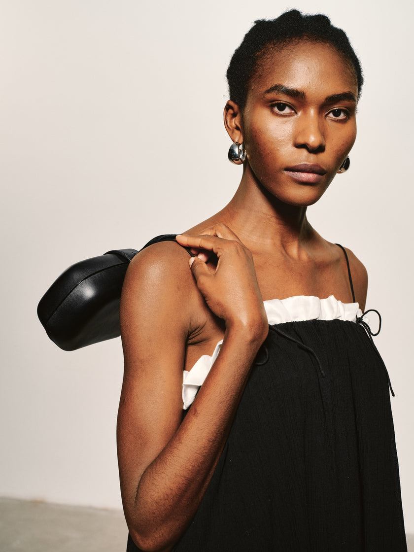 Crepe Cotton Volume Maxi