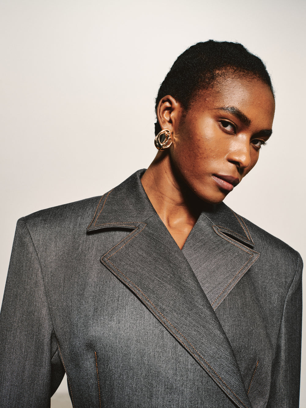 Topstitch Sculpted Blazer
