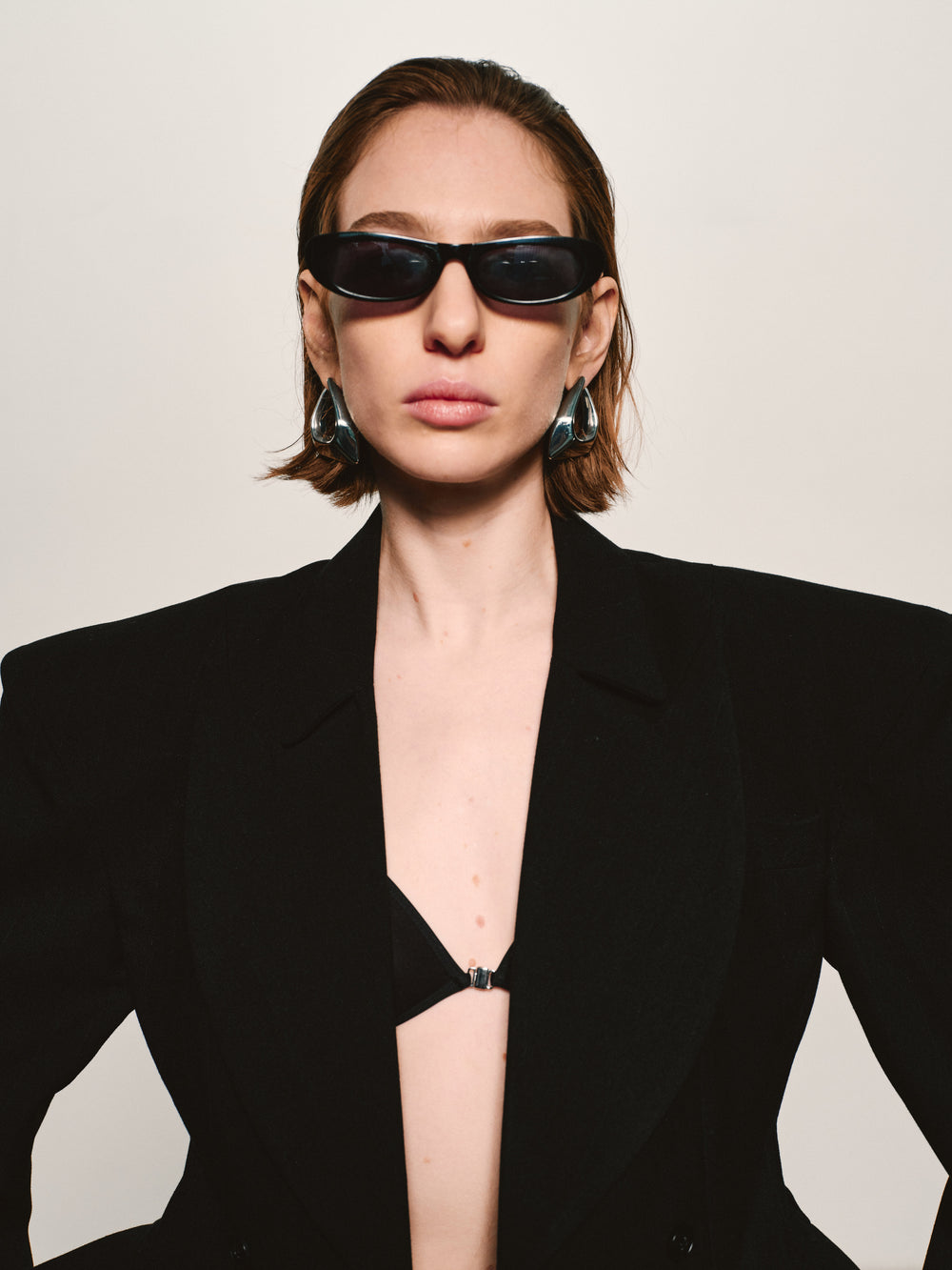 Flex-Peak Peplum Blazer