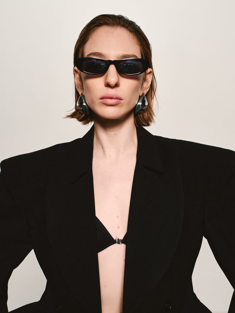 Flex-Peak Peplum Blazer