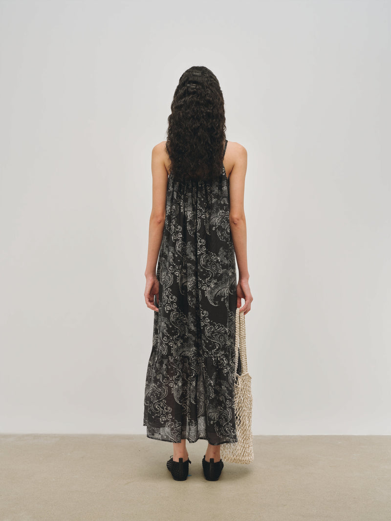 Meridian Printed Slip Dress