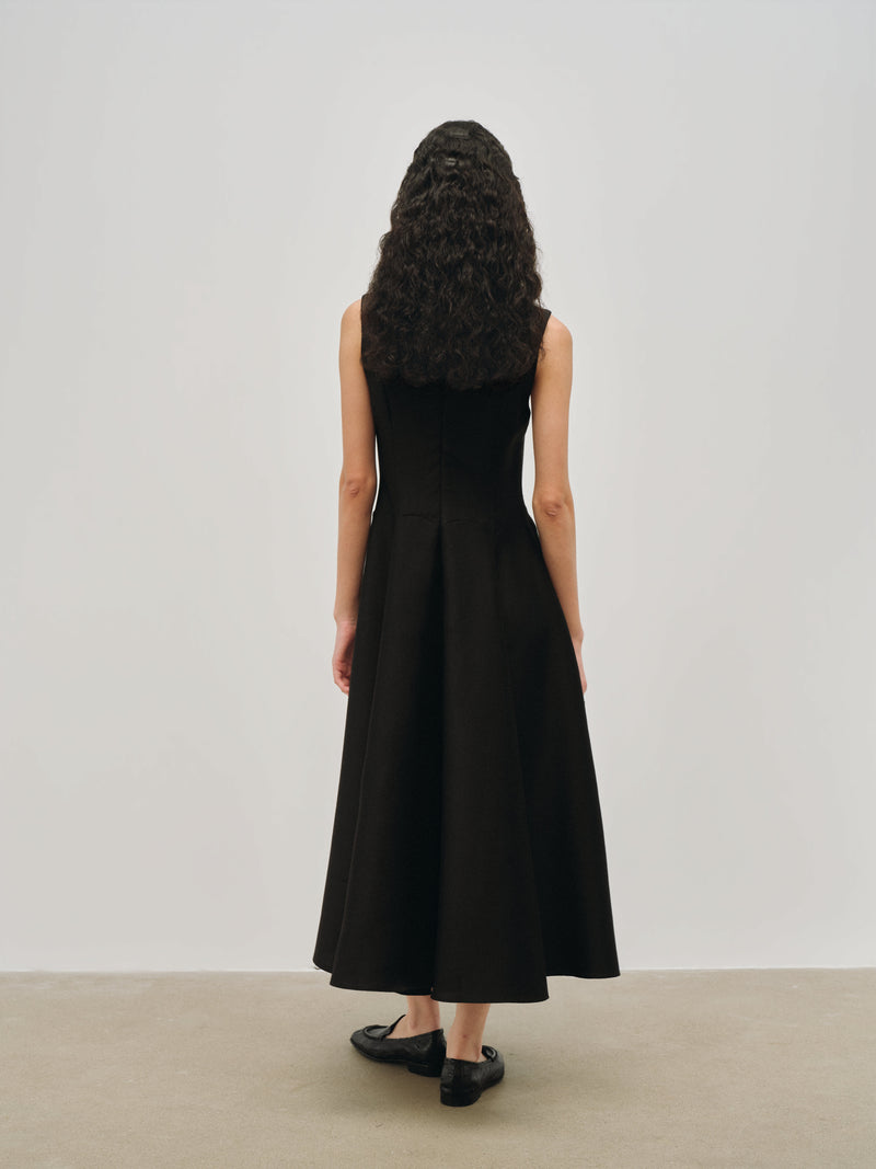 Umber Shaped Flare Dress