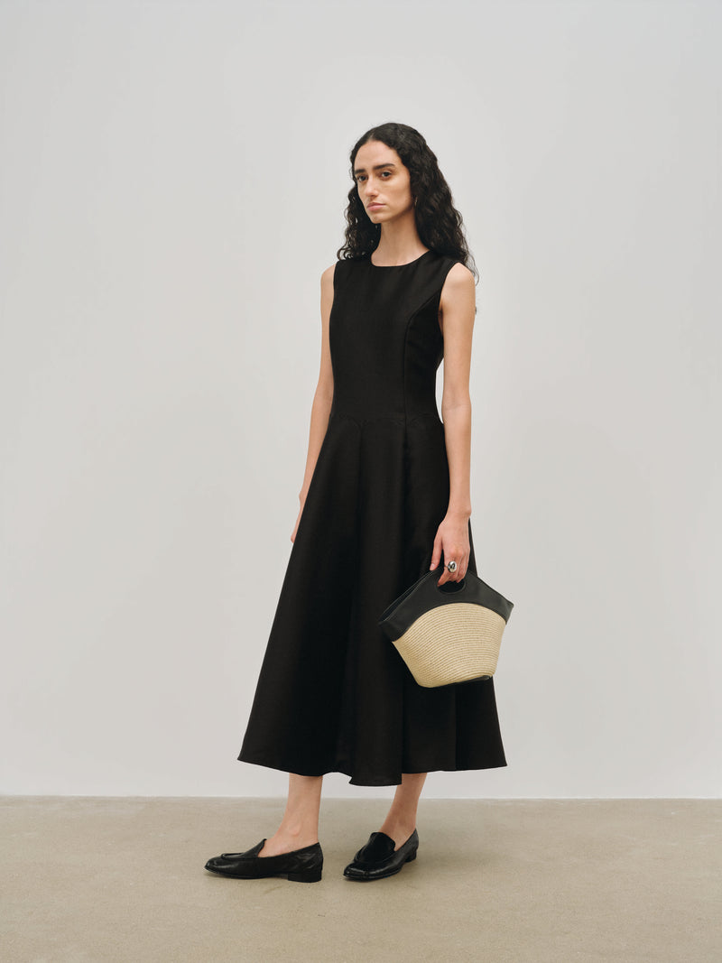 Umber Shaped Flare Dress
