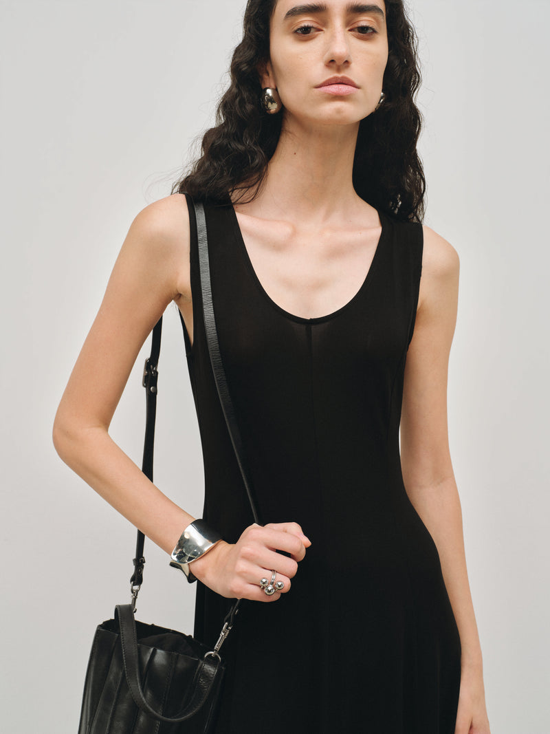Cinder Fluid Column Dress