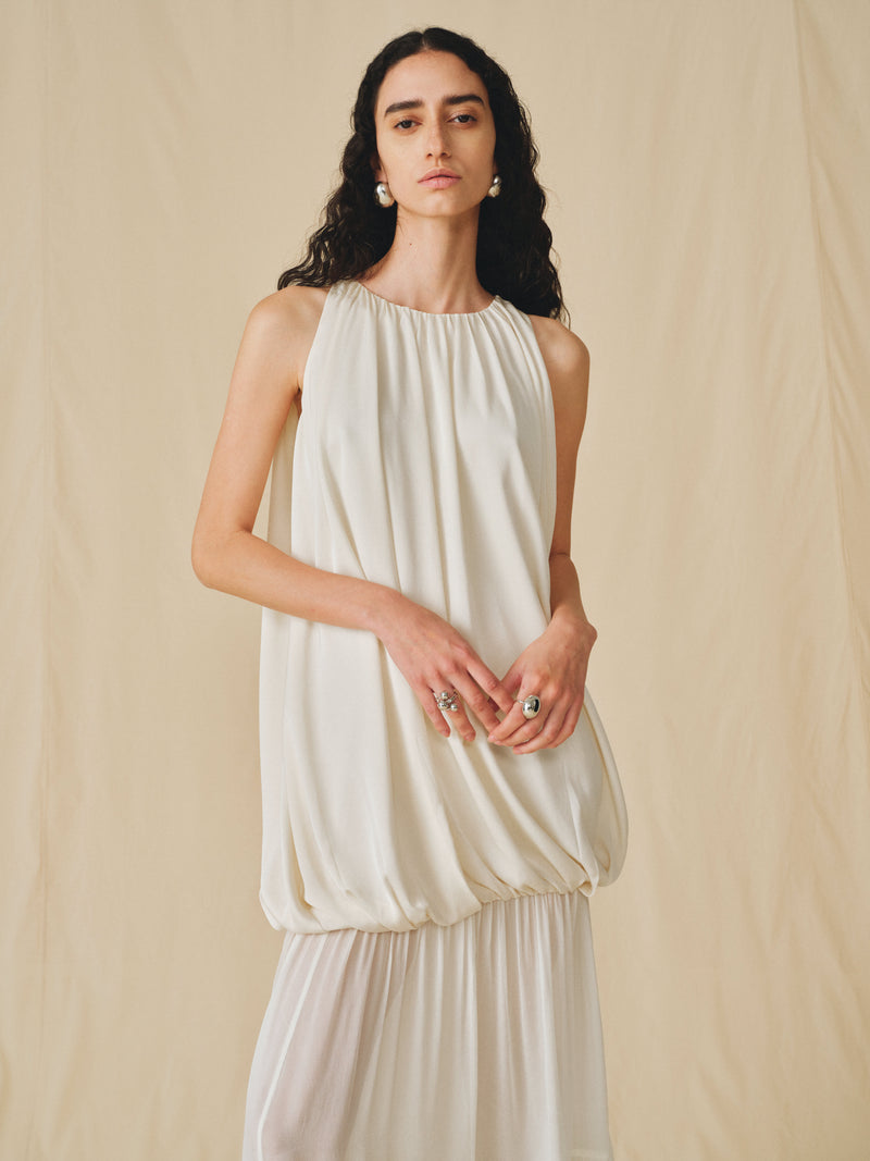 Robe drapée Aster