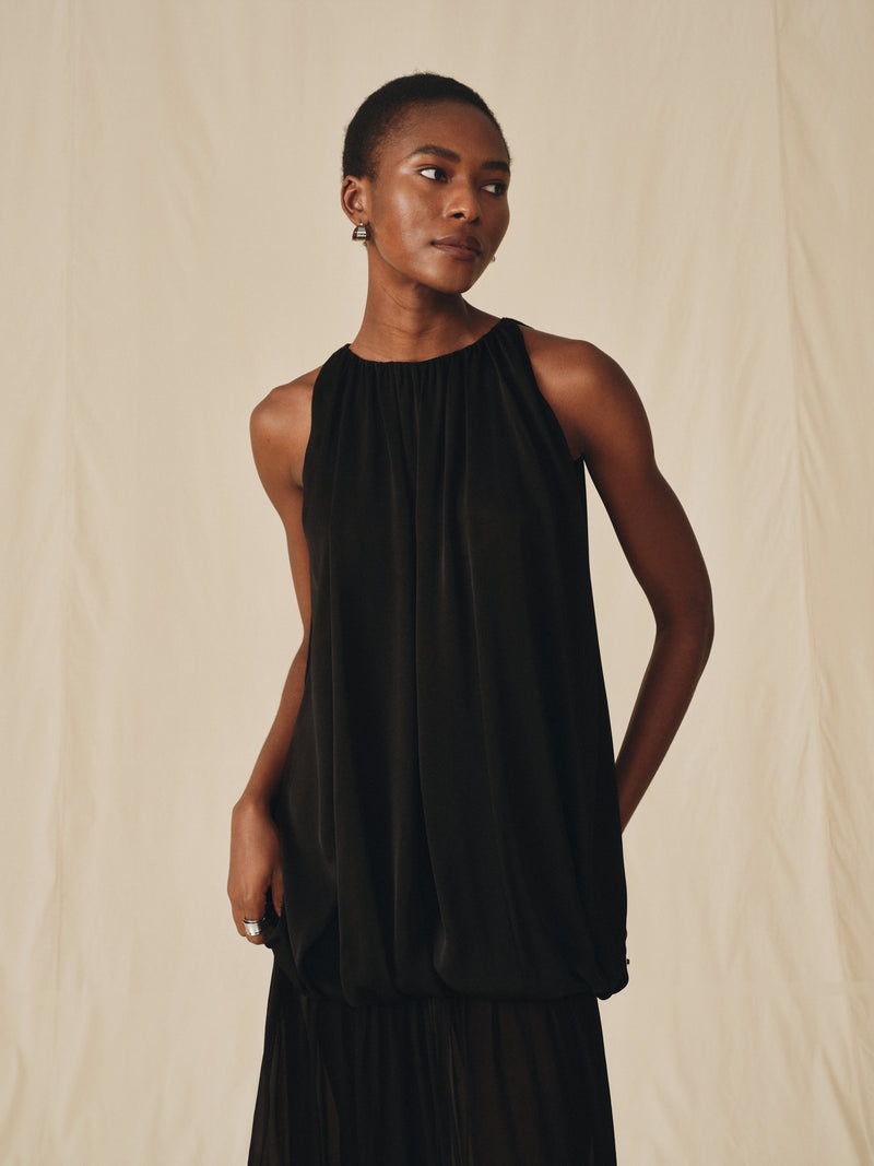 Robe drapée Aster