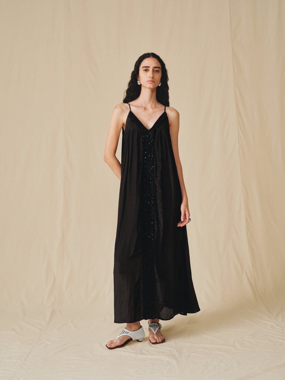 Starlit Line Veil Dress
