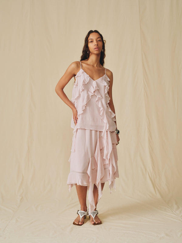 Tiered Ruffle Skirt
