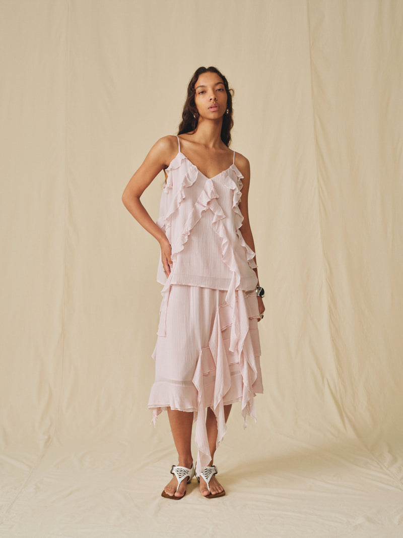 Tiered Ruffle Skirt