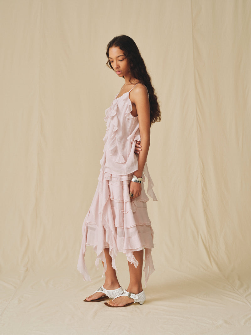Tiered Ruffle Skirt