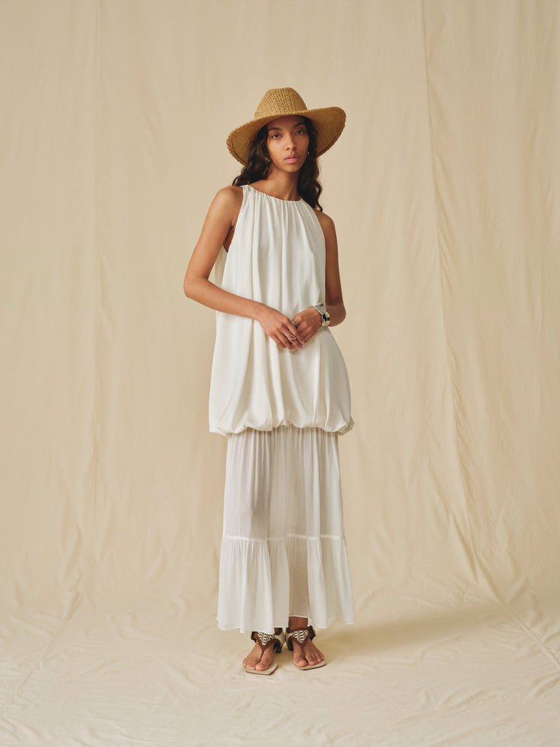 Robe drapée Aster