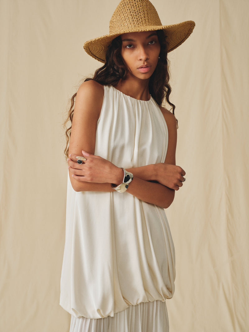 Robe drapée Aster