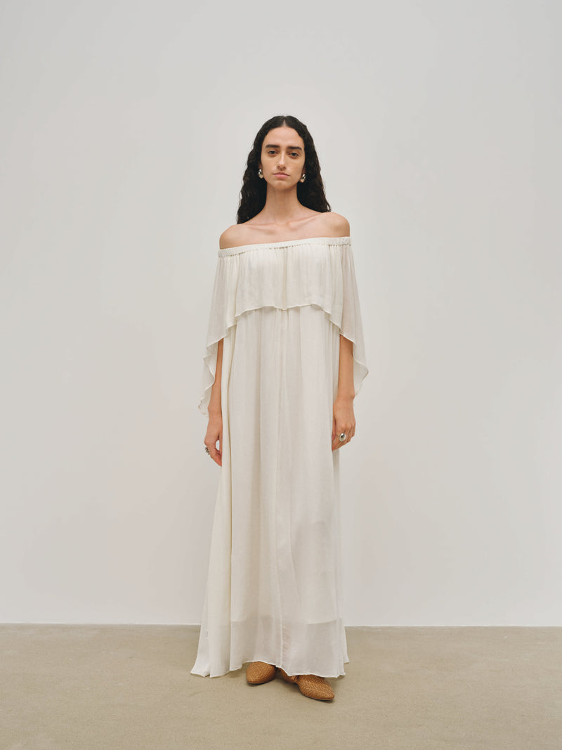 Robe drapée Elara