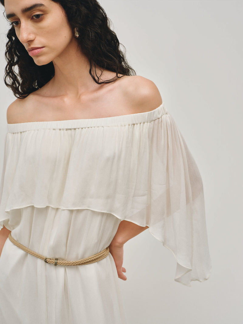 Robe drapée Elara