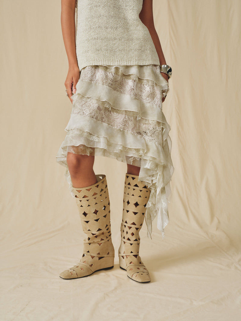 Sylune Lace Skirt