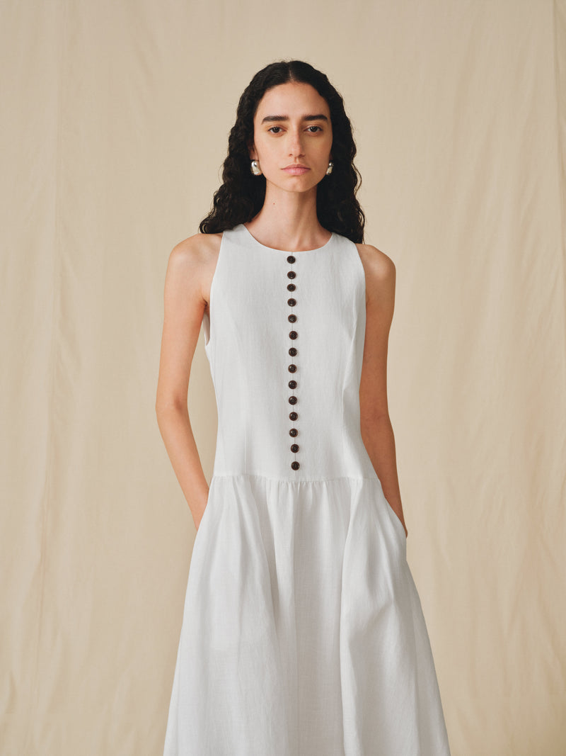 Oriel Button Maxi