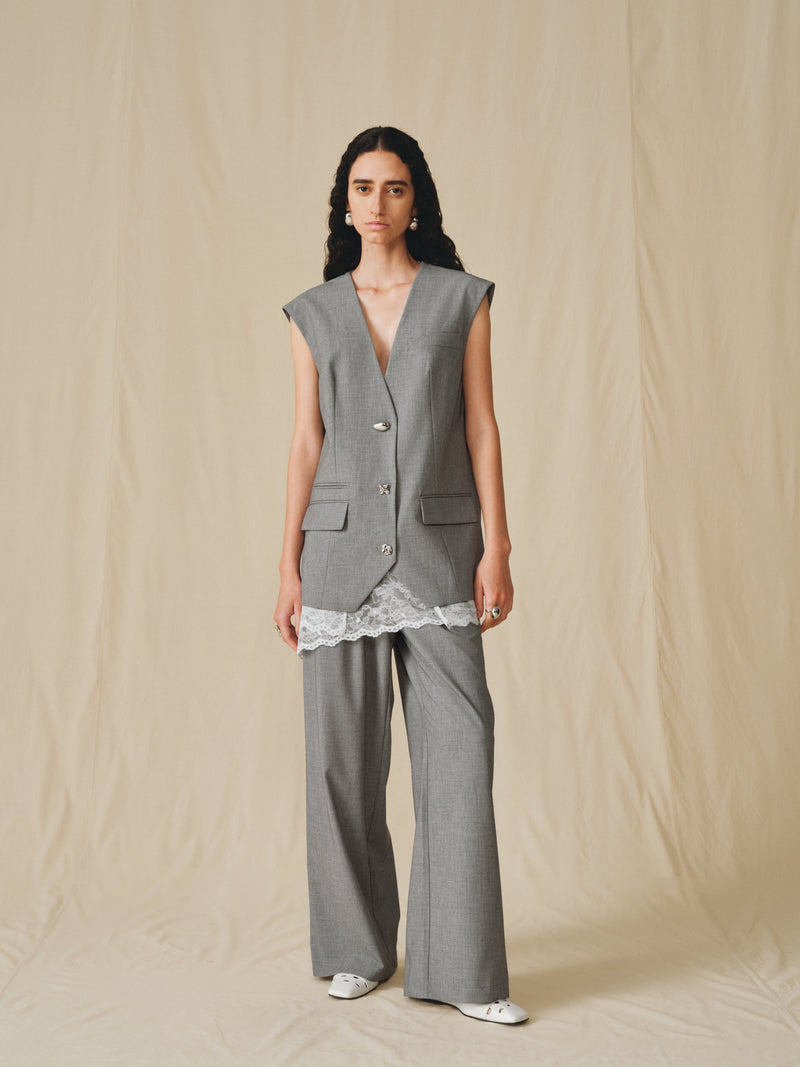 Tavelle Canotta in pizzo