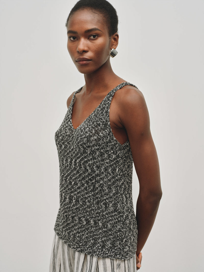 Obscura Shimmer Knit Top
