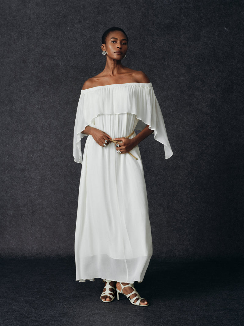 Robe drapée Elara
