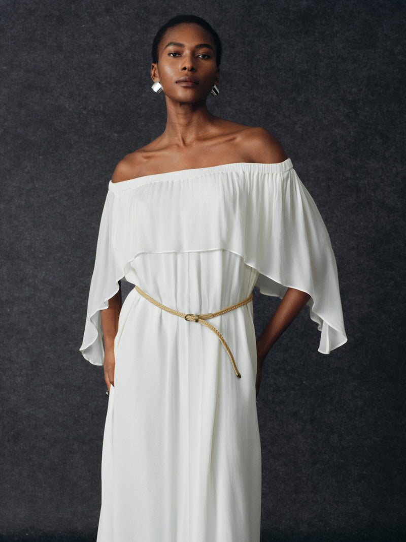 Robe drapée Elara