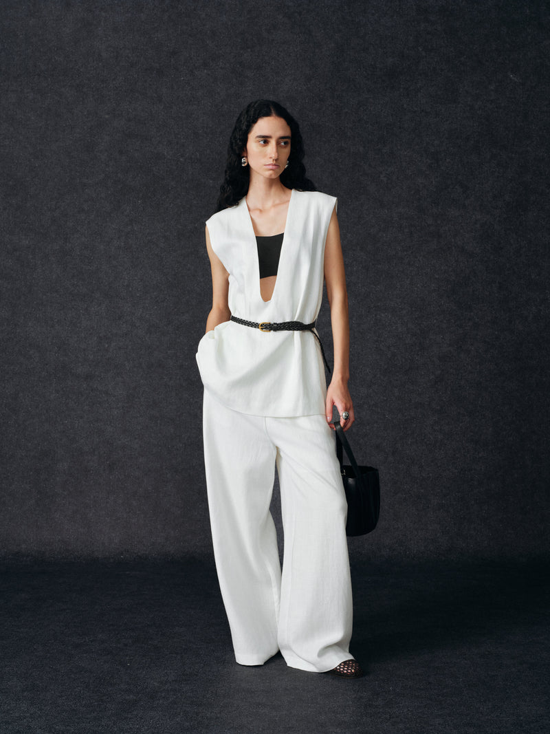 Haze Belted Two-Piece Set