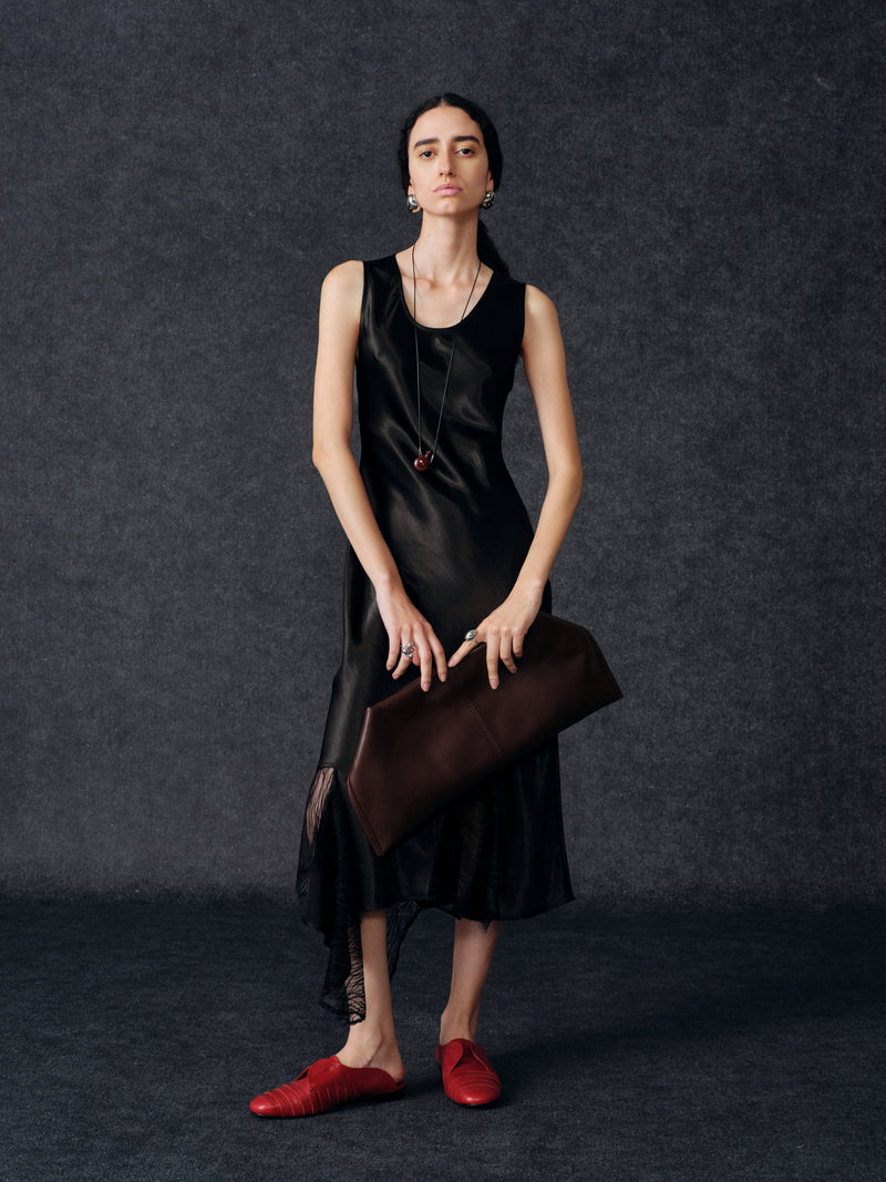 Robe Nyra à liserés transparents