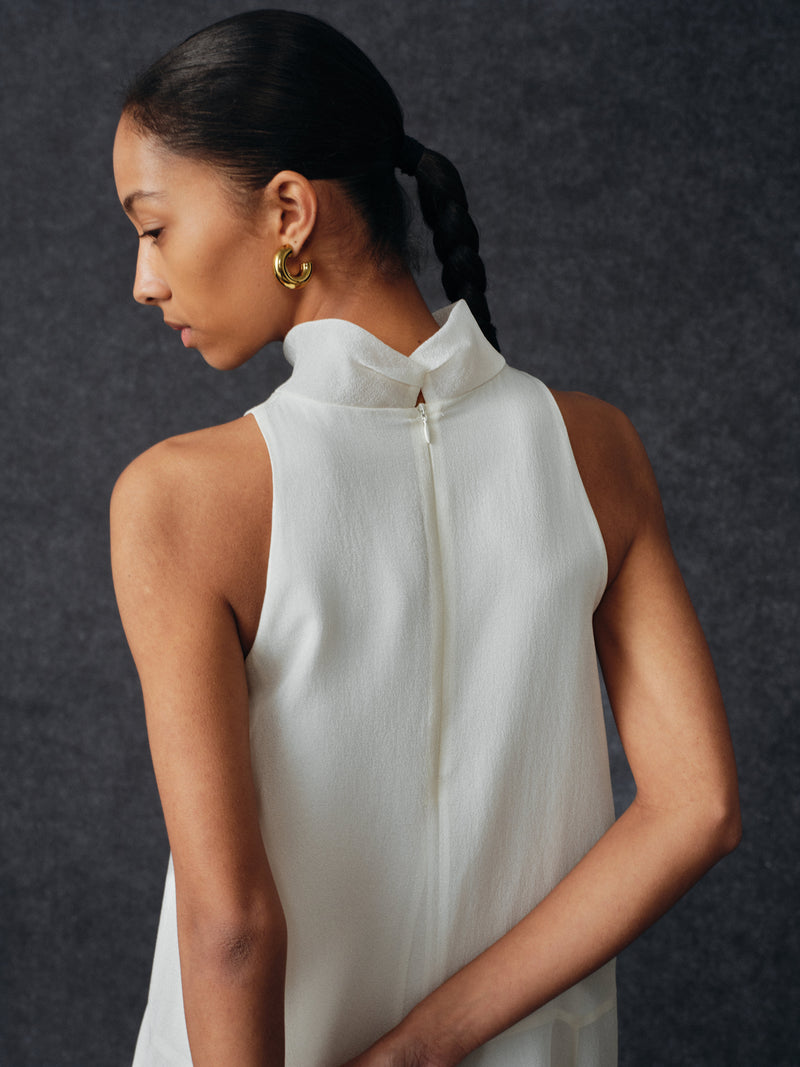 Nocturne Sheer Flare Dress