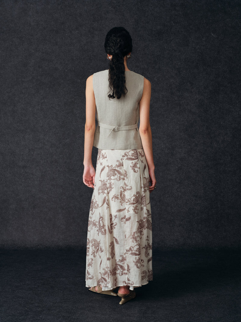 Gilet in lino Brisa
