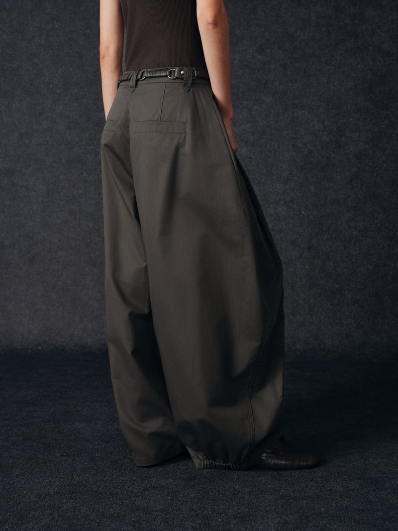 Tencel Belted Wide Trousers