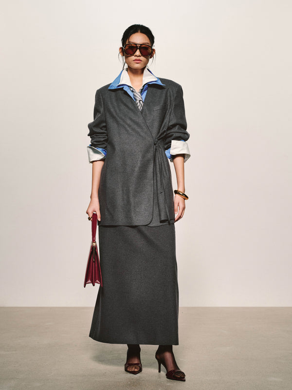 Noble Cashmere-Blend Wrap