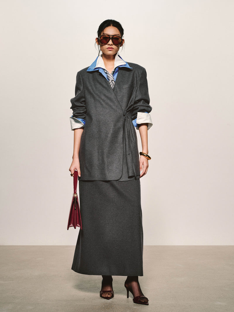 Noble Cashmere-Blend Wrap