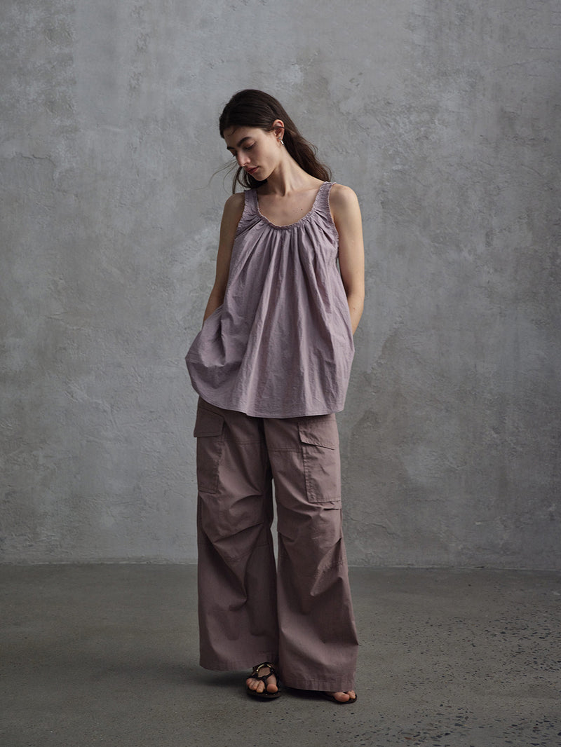 Lucent Washed Cargo Trousers