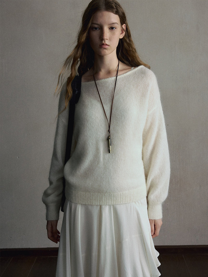 Cala Off-Shoulder Alpaca Top