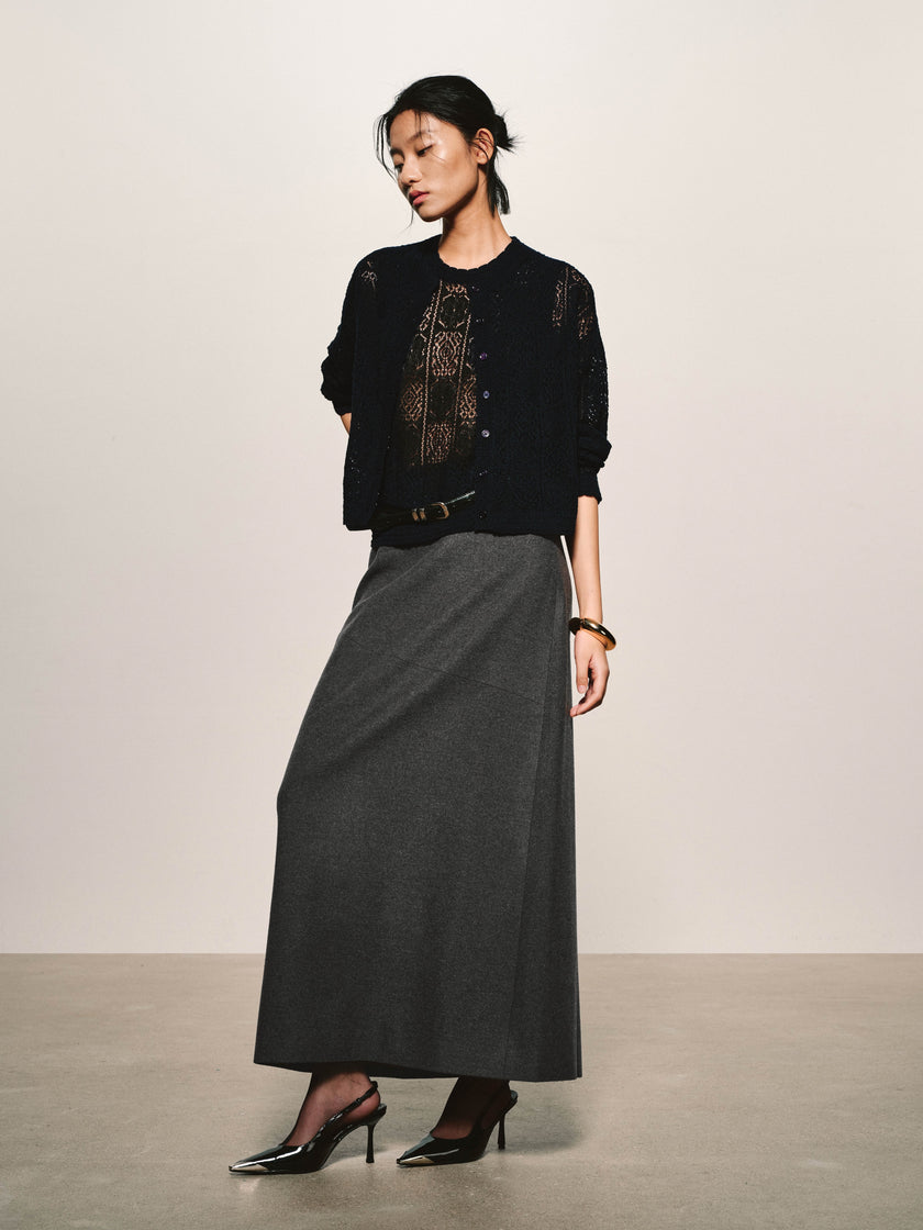 Noble Cashmere-Blend Maxi