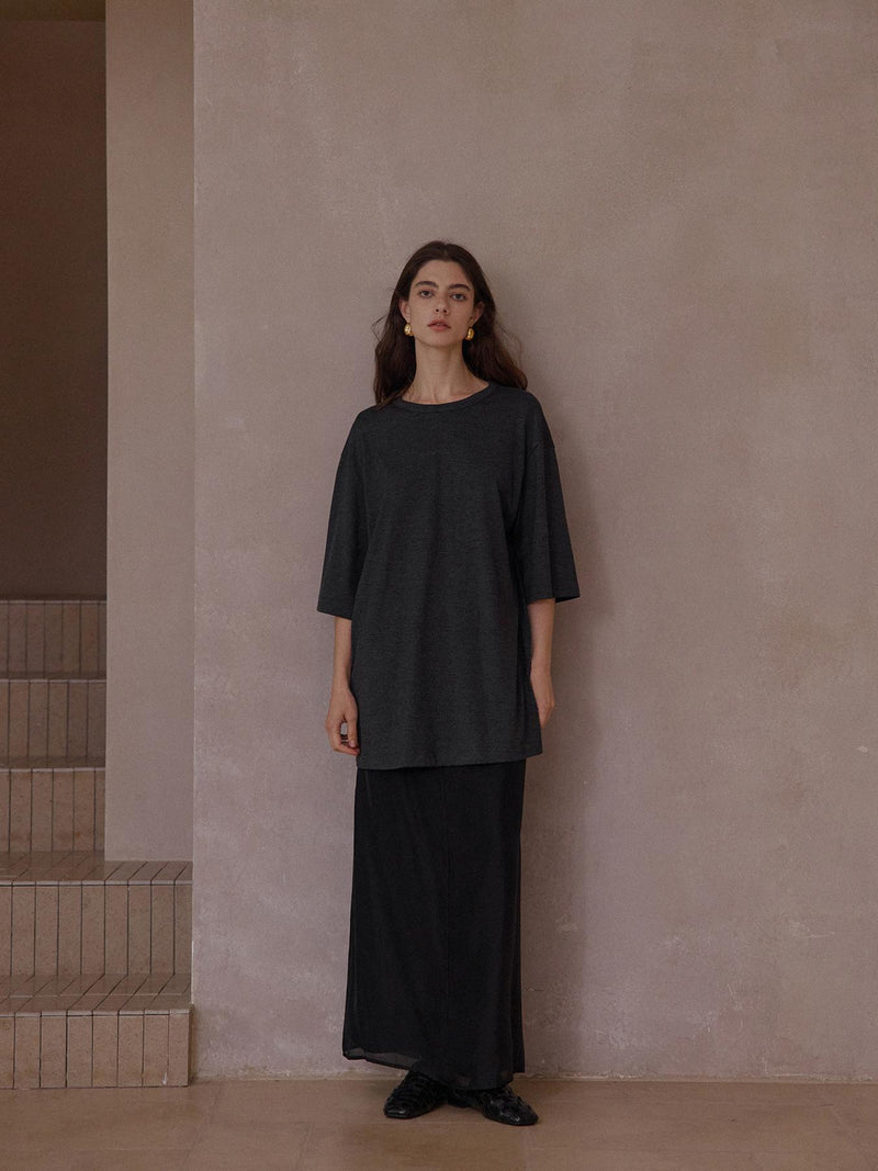 Noira T-shirt a spacco