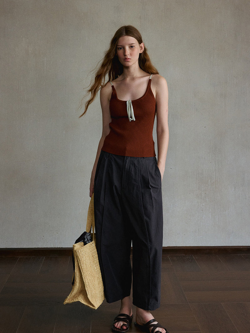 Halo Tie-Front Cami