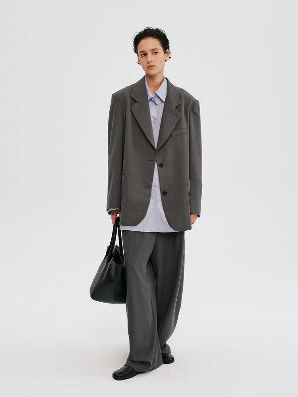 Slate Elegance Blazer