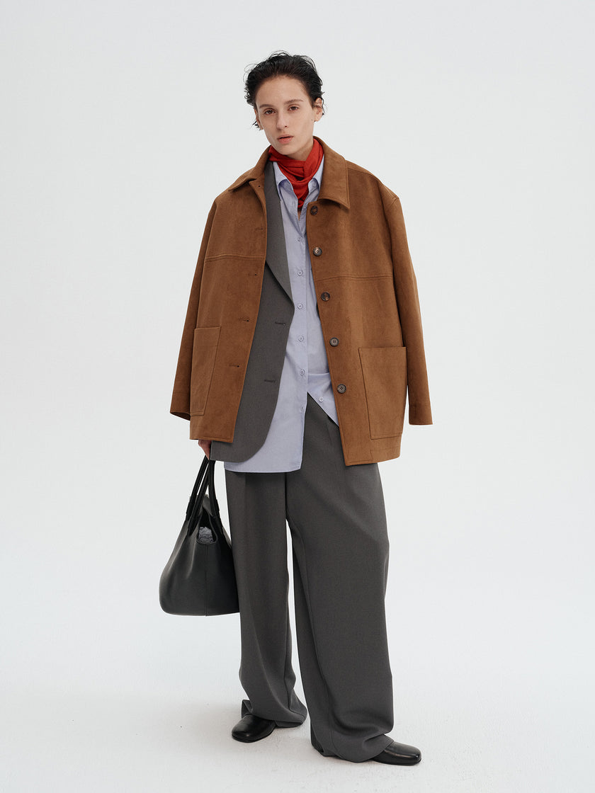 Slate Elegance Blazer