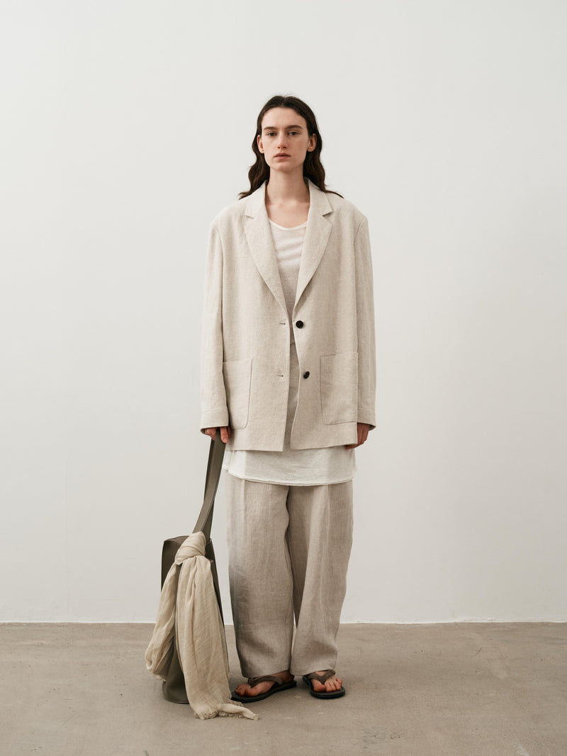 Nocturne Linen Blazer