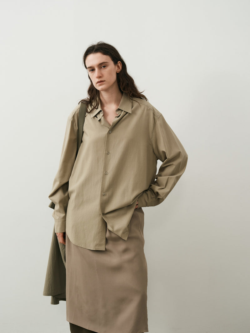 Chemise Drapée Nightfall en Tencel