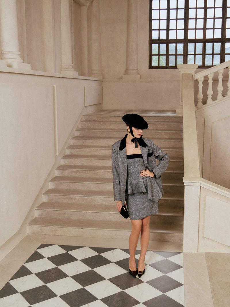 Tova Peplum Wool Top
