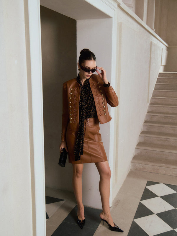 Cala Wrap Mini Skirt